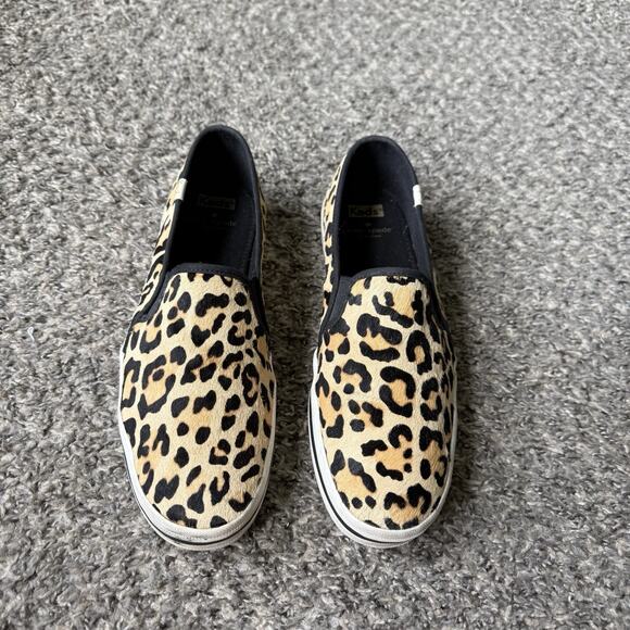 Keds Shoes - Keds For Kate Spade Womens calf Hair Leopard Print Fashion Sneakers Shoe 11